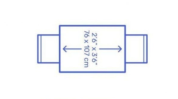 ابعاد استاندارد میز ناهار خوری 2 نفره