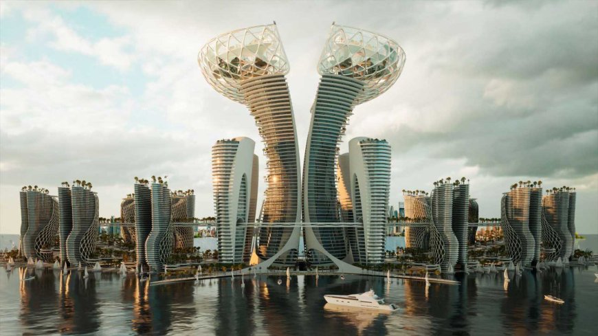 جزیره توریستی درمانی دبی؛ طرحی از معماران ایرانی