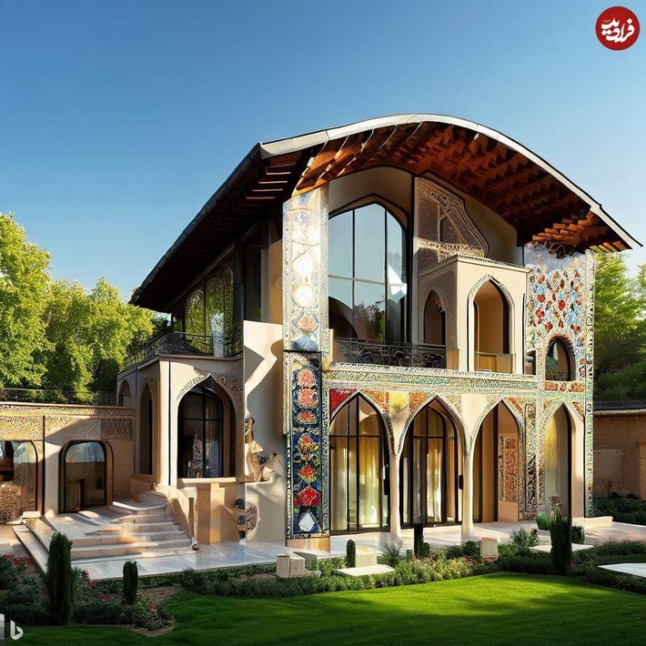 خانه‌های مدرن با سبک معماری قاجار