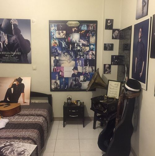 جدیدترین تصاویر از اتاق شخصی مرتضی پاشایی | اتاقی که ۱۰ سال است دست نخورده باقی مانده!