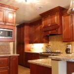 کابینت نئوکلاسیک طرح چوب، جایگزین کابینت تمام چوب