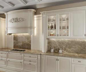 ویترین کابینت کلاسیک، 12 ایده برای تکمیل زیبایی آشپزخانه کلاسیک