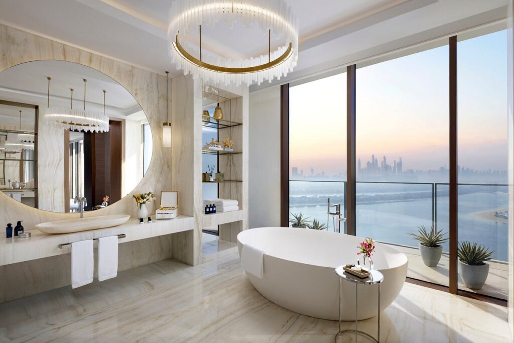 حمام گرانترین اتاق هتل در جهان