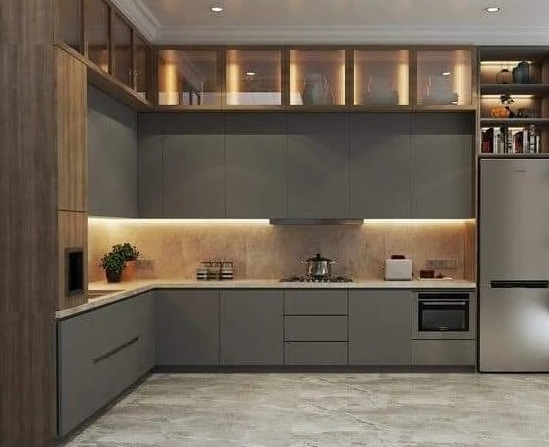 15 مدل‌ ویترین کابینت آشپزخانه، کدام را می‌پسندید؟