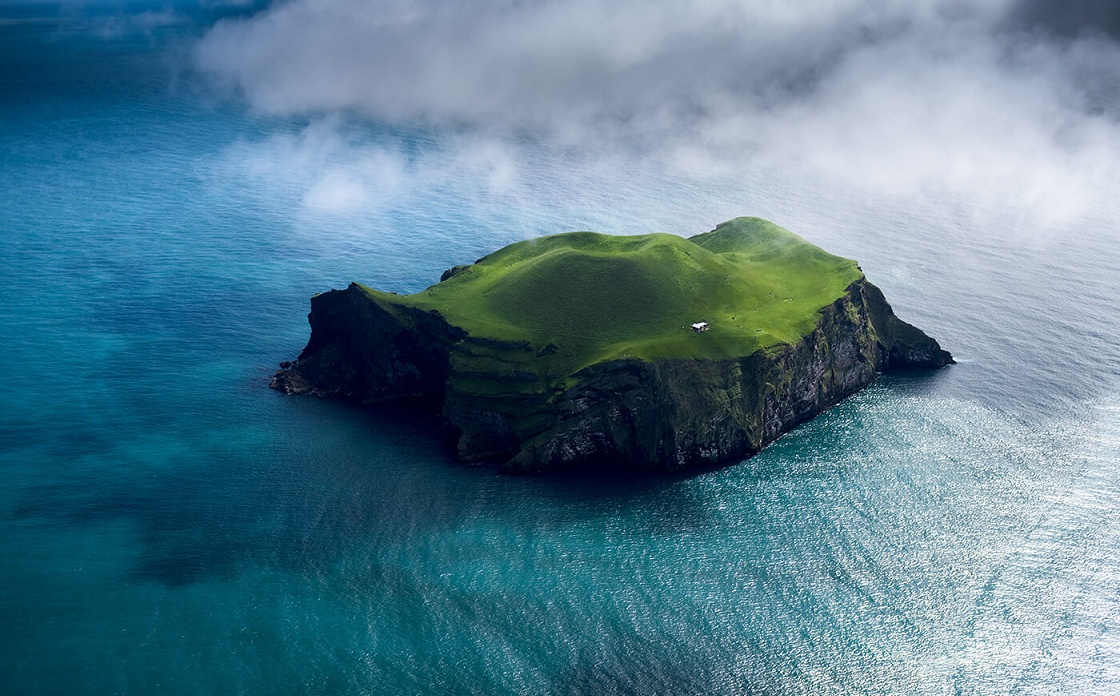 تنهاترین خانه جهان، در جزیره اسرارآمیز Elliðaey ایسلند!