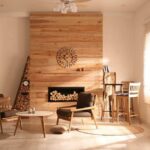 15 ایده شیک و جذاب برای طراحی دکوراسیون نشیمن چوبی