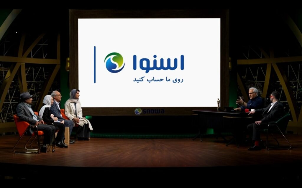 تلویزیون بزرگ و متحرک دکور برنامه اسکار