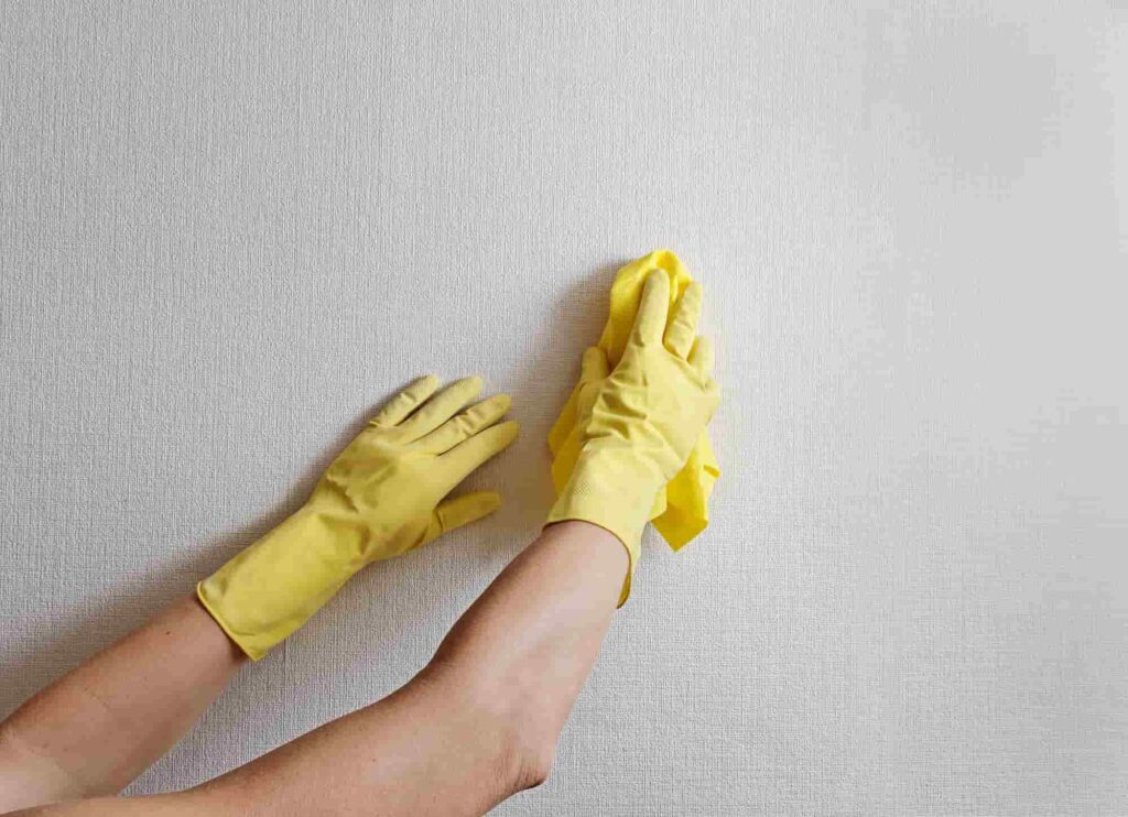 خانه تکانی و شست و شوی کاغذ دیواری وینیلی قابل شستشو