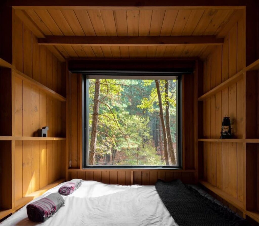 کابین‌های خواب چوبی، بتنی و فولادی گلمپینگ 