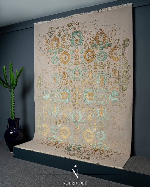 فرش ماشینی با مواد اولیه دستباف: زیبایی فرش دستباف گونه در خانه شما 