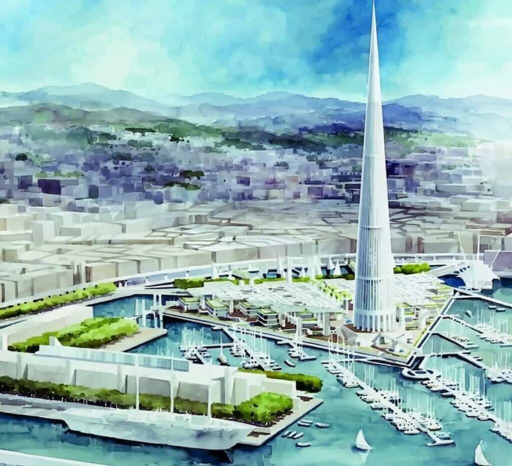 Il Porto Vecchio جنوای ایتالیا، اثر جان پورتمن ۱۹۸۸