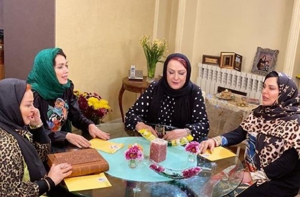 دکوراسیون خانه مریم امیرجلالی در شام ایرانی