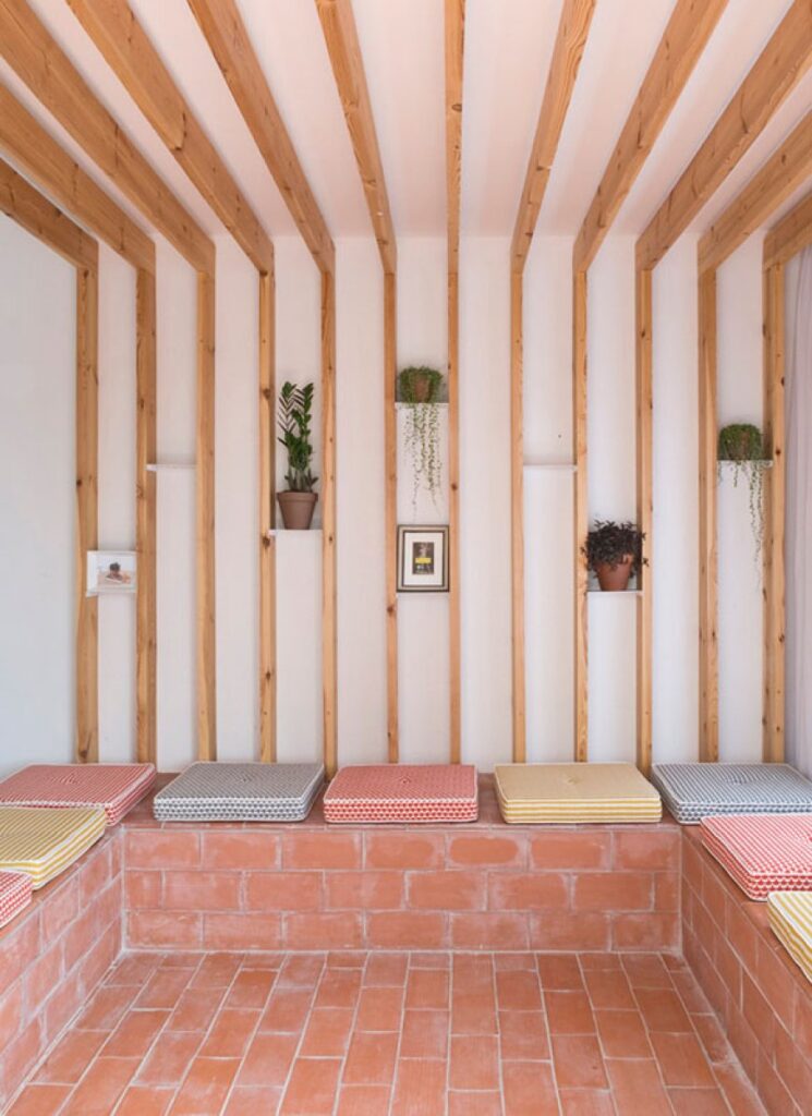 طراحی آپارتمان Rocha CaSA با مبلمان آجری