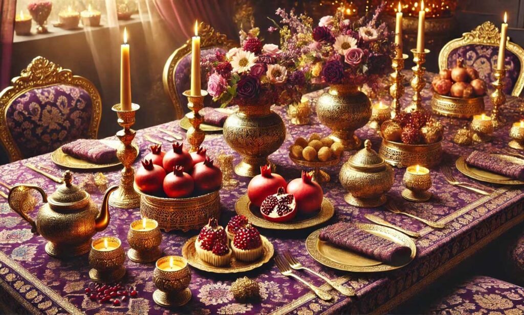 ۵ نکته اساسی چیدمان سفره شب یلدا با نگاهی به ترند‌های ۱۴۰۳
