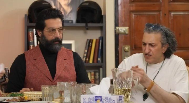 آشپزخانه کوچک و شلخته آقای بازیگر، شام ایرانی را بهم ریخت