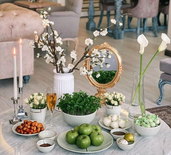 یک ایده ناب برای سفره هفت‌سین، کارِ دست بهاره خانم