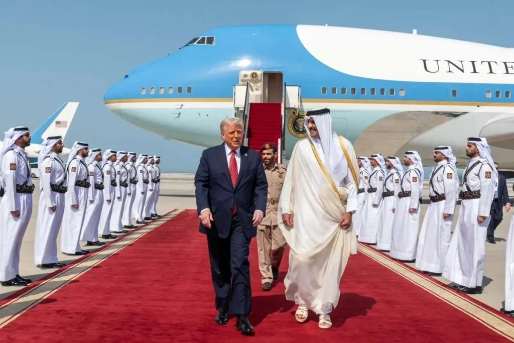 خانه مجلل امیر قطر، ترامپ را هیجان‌زده کرد