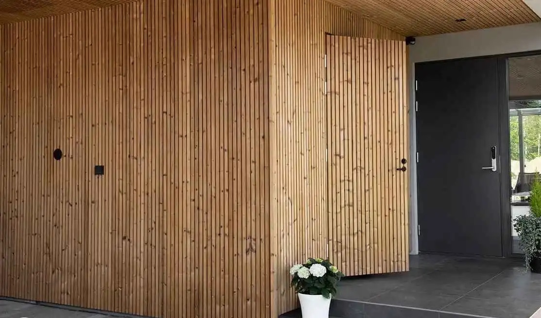 جایگزین تازه نمای سیمانی باغ که خیلی به روز و مدرن است