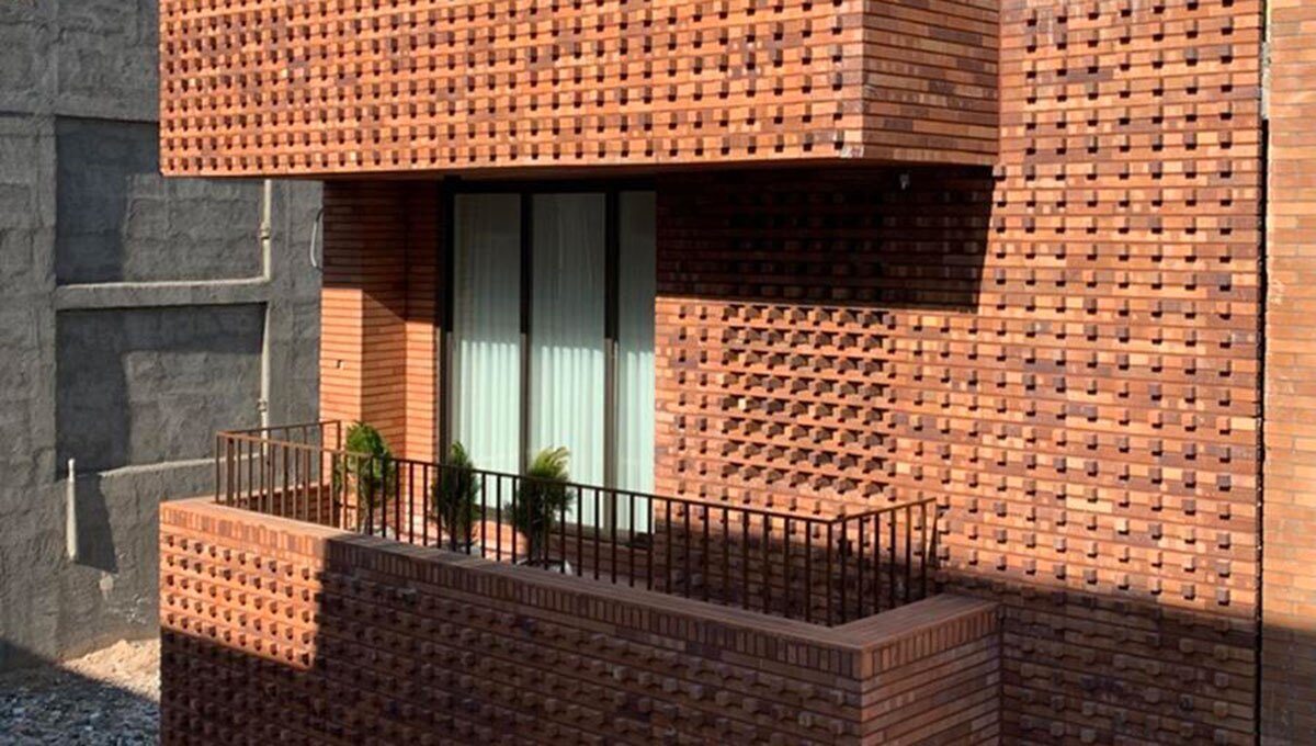 این خانه در قم با نمای آجری دلبرش، برنده رتبه دوم جایزه معماری شد