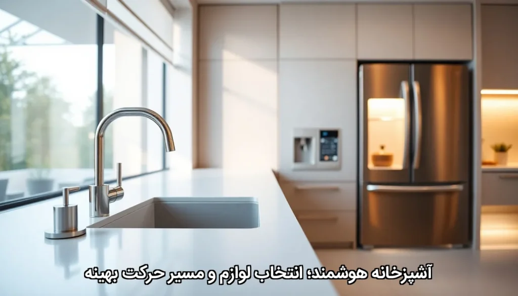 آشپزخانه هوشمند؛ انتخاب لوازم و مسیر حرکت بهینه