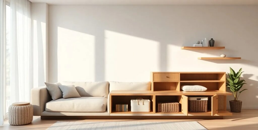 انباری مخفی؛ نظم‌دهی بدون شلوغی بصری