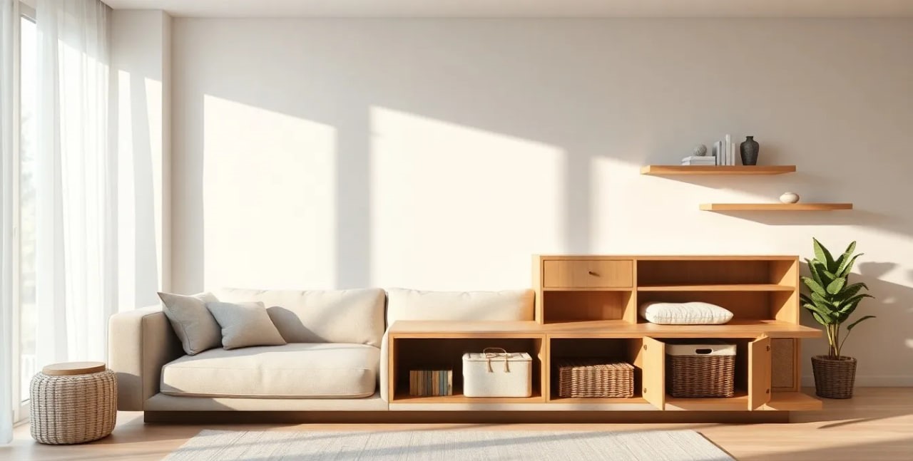 انباری مخفی؛ نظم‌دهی بدون شلوغی بصری