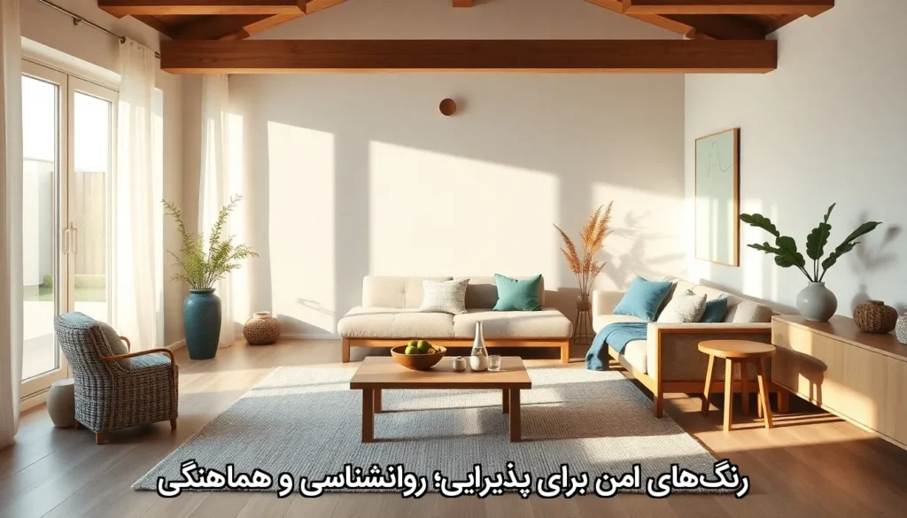رنگ‌های امن برای پذیرایی؛ روانشناسی و هماهنگی
