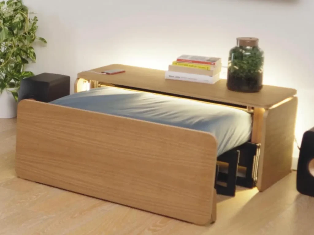 تخت‌خواب مناسب تنبل‌ها؛ خودش مرتب و جمع می‌شود!