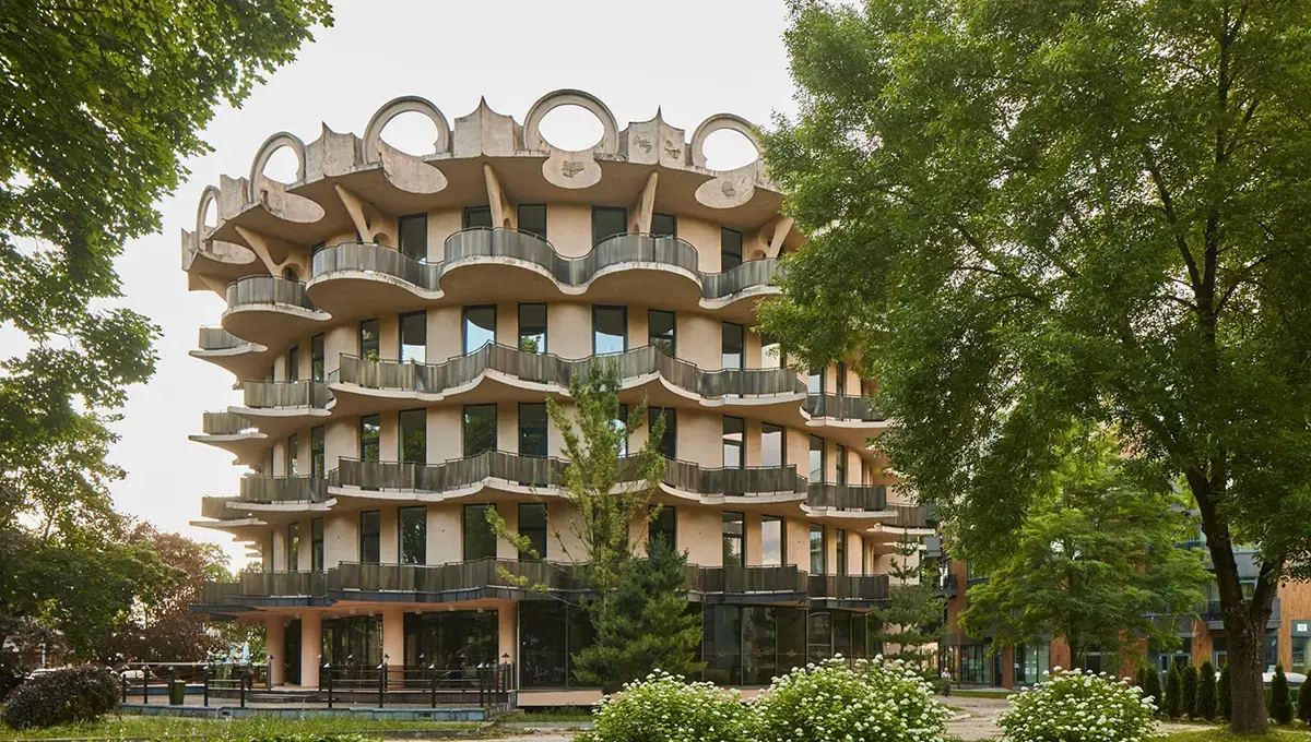 شیرینی بیسکویتی اگر ساختمان بود، میشد مثل این هتل زیبا