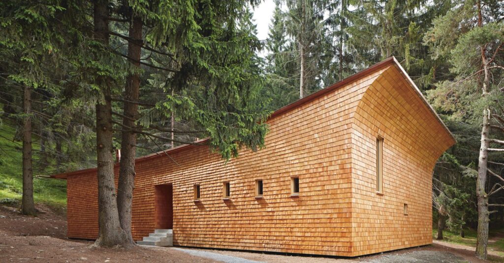 این احتمالا قشنگ‌ترین خانه چوبی جهان است، شبیه پیانو