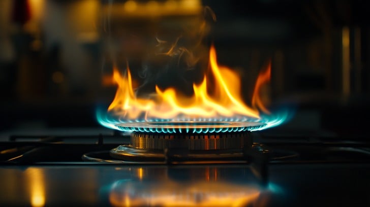 یک ترفند عالی برای افزایش شعله گاز؛ یک سرنگ و کمی سرکه