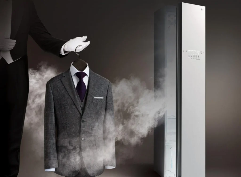 کمد جادویی ال‌جی که اتومات لباس‌ها را صاف و خوشبو می‌کند