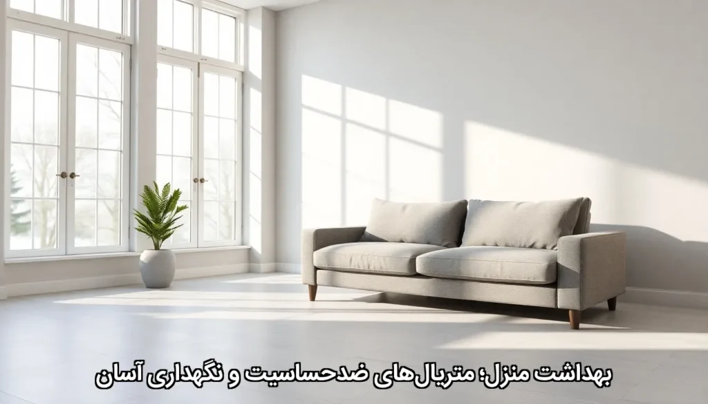 بهداشت منزل؛ متریال‌های ضد‌حساسیت و نگهداری آسان