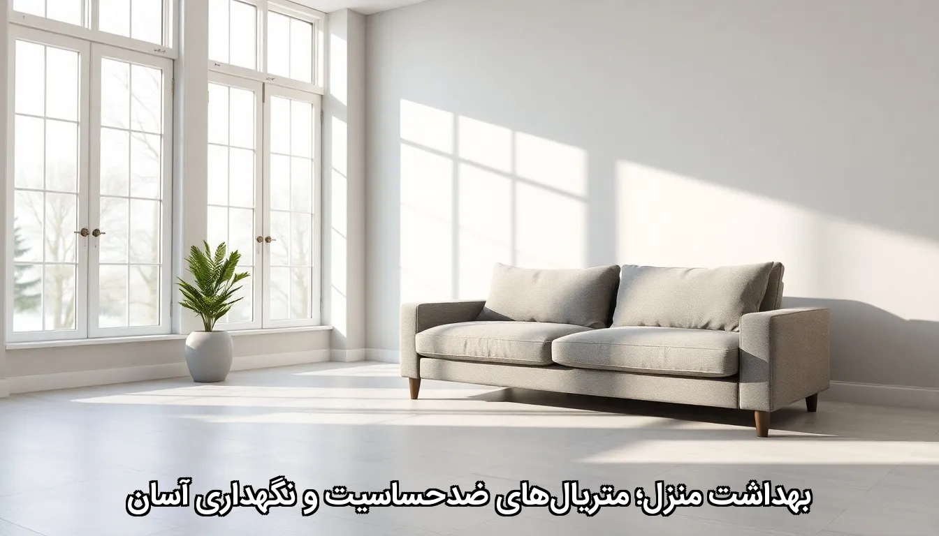 بهداشت منزل؛ متریال‌های ضد‌حساسیت و نگهداری آسان