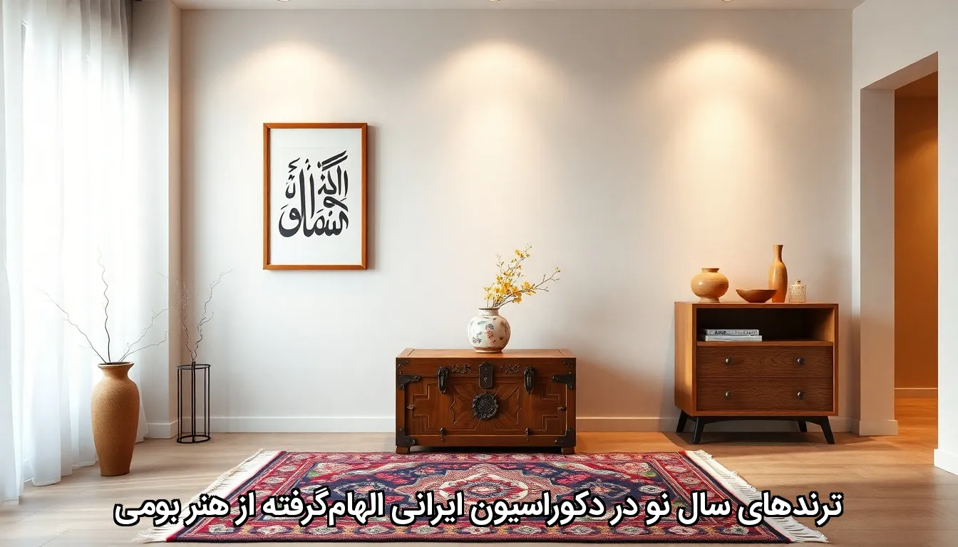 ترندهای سال نو در دکوراسیون ایرانیِ الهام‌گرفته از هنر بومی