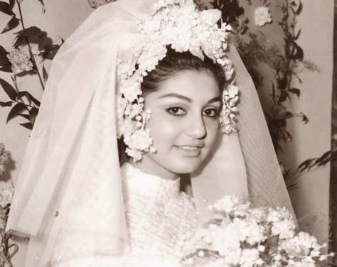 گل‌آرایی ساده اما با شکوه مراسم اولین عروسی گوگوش