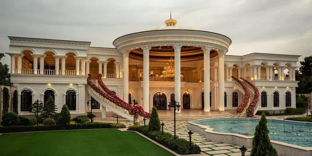 این کاخ مجلل دیشب میزبان عروسی کاپیتان پرسپولیس بود