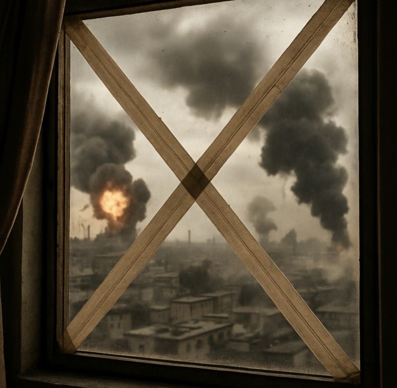 تکنیک برچسب روی شیشه به تمام خانه‌های تهران برگشته است