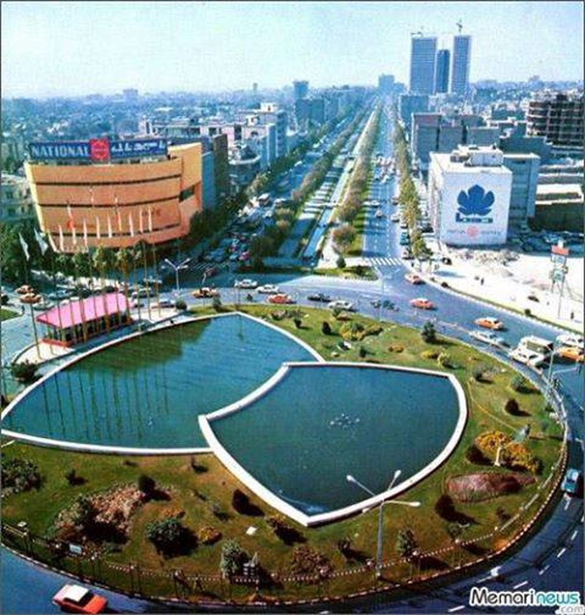 میدان ولی‌عصر 60 سال پیش؛ آن روزهای سیاه و سفید