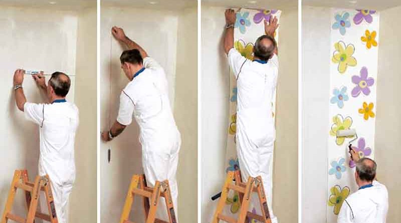 ترفند خلاقانه نصاب‌های حرفه‌ای کاغذ دیواری لو رفت