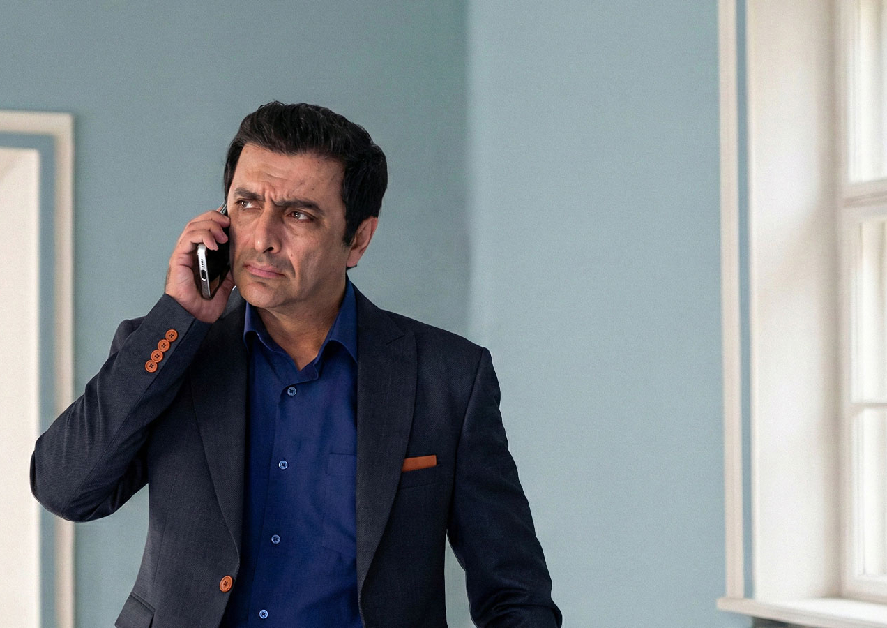 پرده‌ حریر و رنگ‌ نود؛ دکوراسیون خانه احسان سریال ساهره