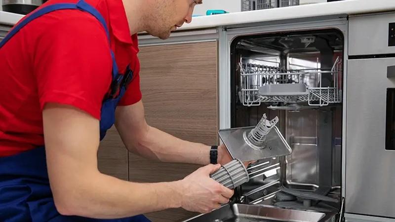 جرم گیری ماشین ظرفشویی بوش