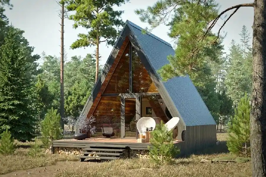 تبدیل یک خانه روستایی مخروبه به یک ویلای مدرن در ۳۰ ثانیه