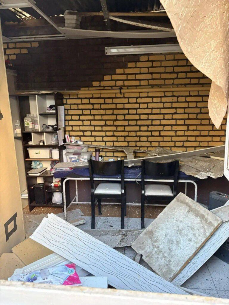 آسیب جنگ به کلیسای سنت نیکلاس در تهران