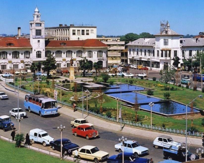 میدون شهرداری رشت، اوایل دههٔ پنجاه