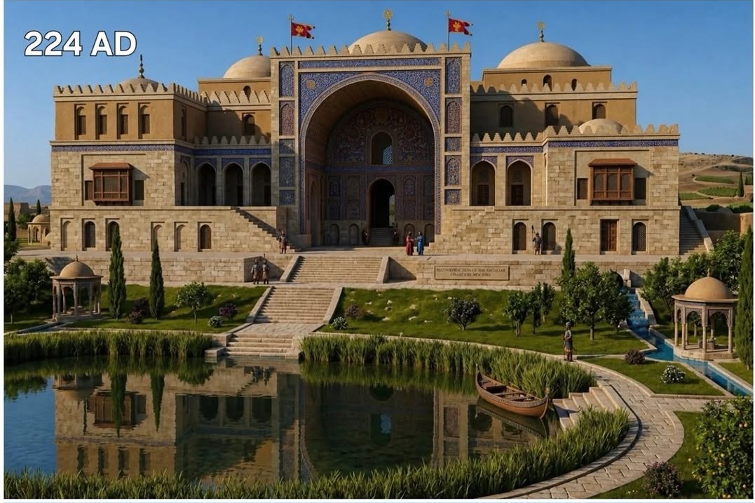 این کاخ در فیروزآباد فارس آخرت معماری ایران است