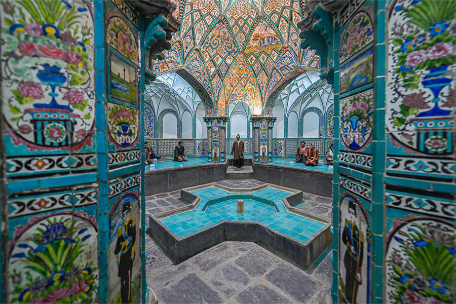این حمام تاریخی در اراک، یک موزه تمام‌عیار از هنر ایرانی است