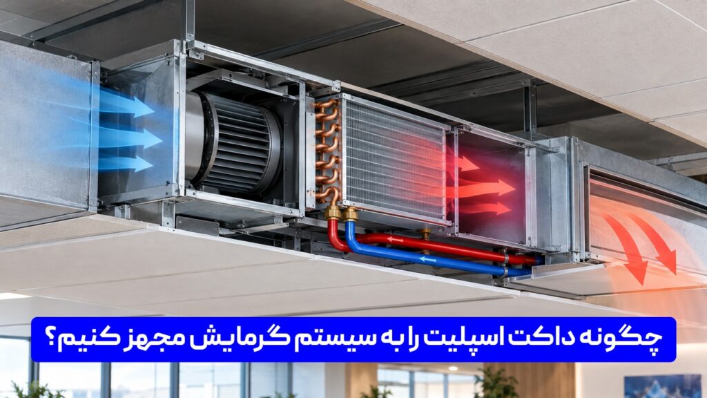 چگونه داکت اسپلیت را به سیستم گرمایش مجهز کنیم؟